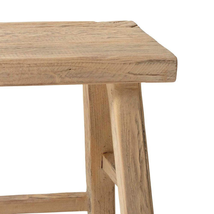 Small Elm Worker Stool